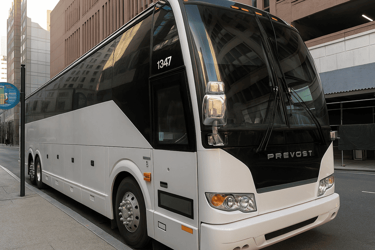 a Carson Coach Bus Service coach bus