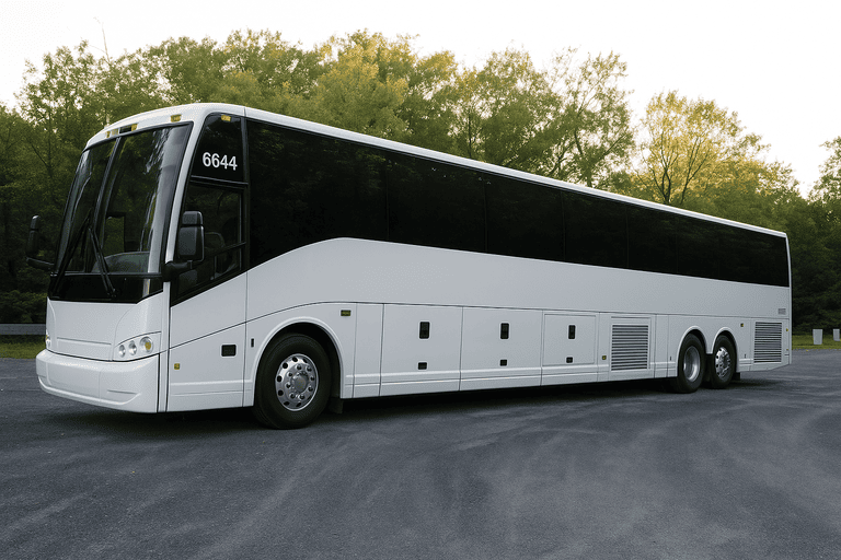 exterior of Carson Coach Bus Service coach bus