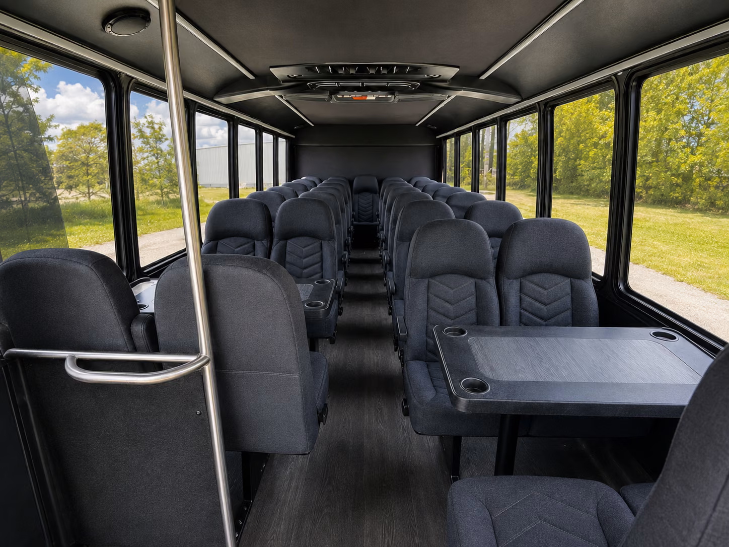 carson 15 passenger minibus interior