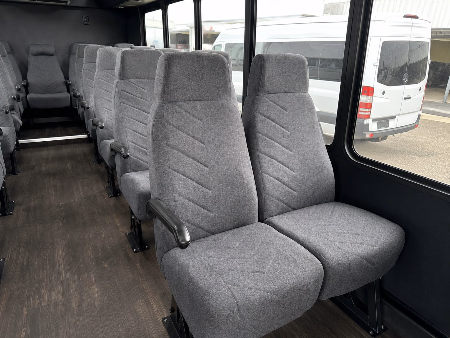 carson 18 passenger minibus interior