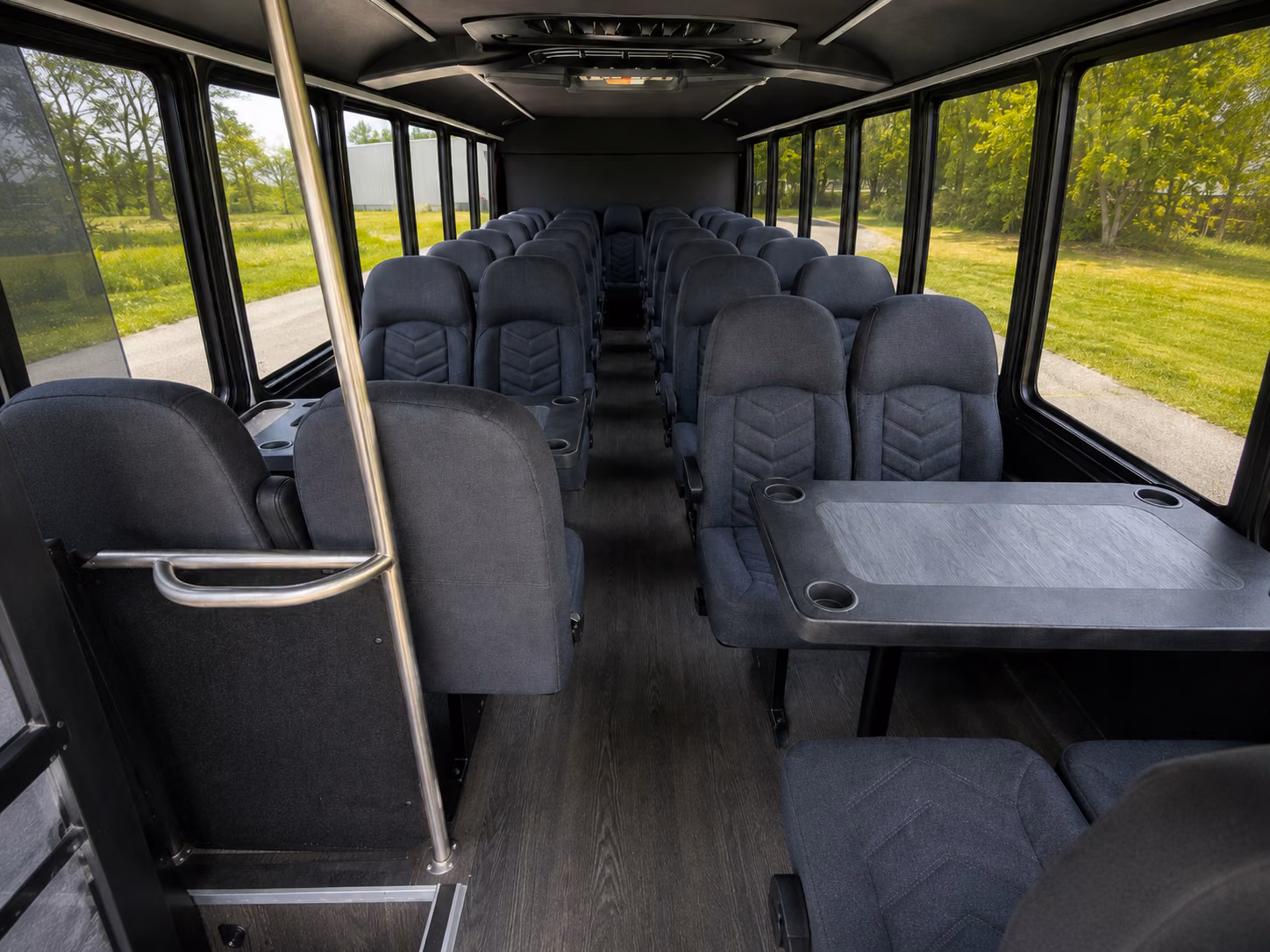 carson 20 passenger minibus interior