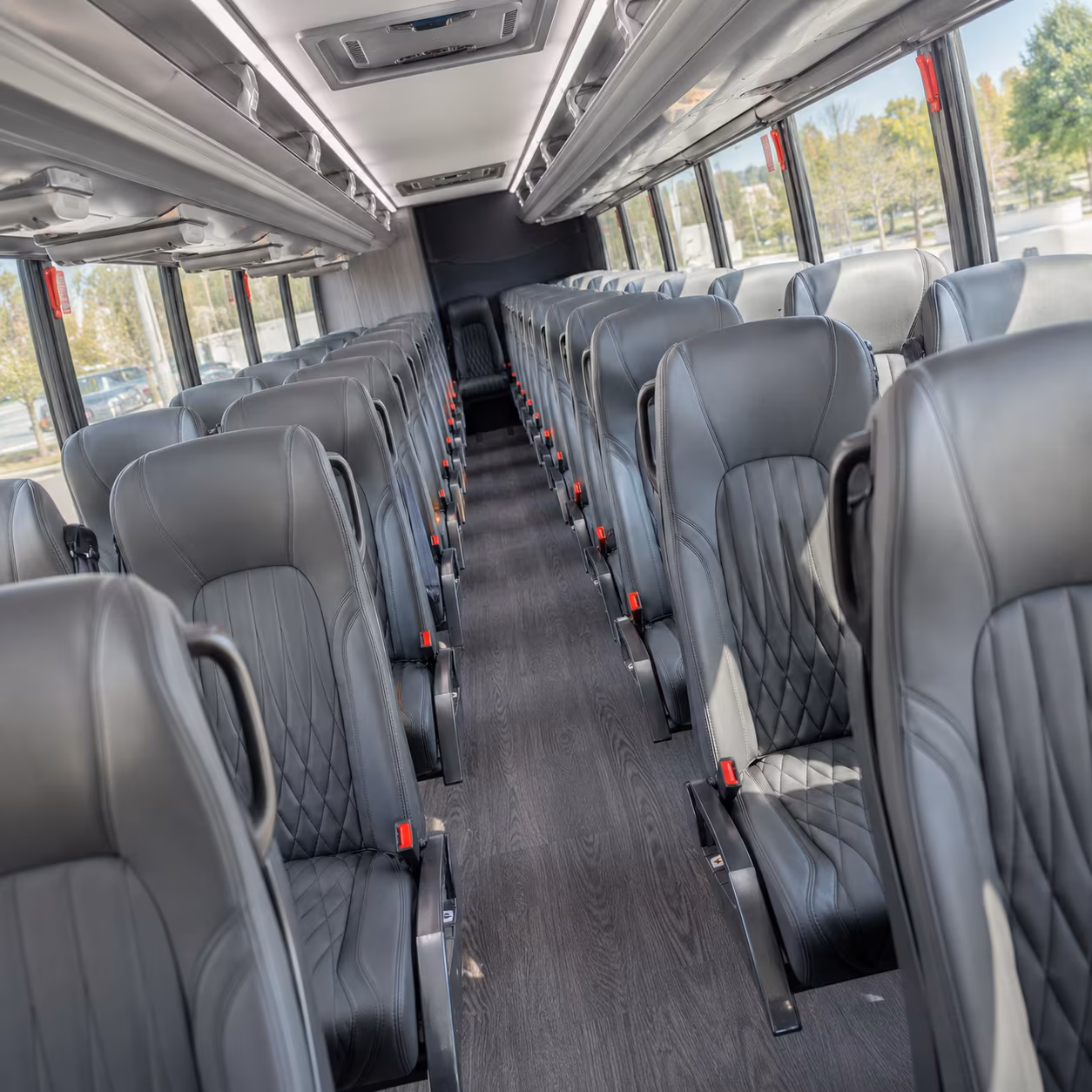 carson 25 passenger minibus interior
