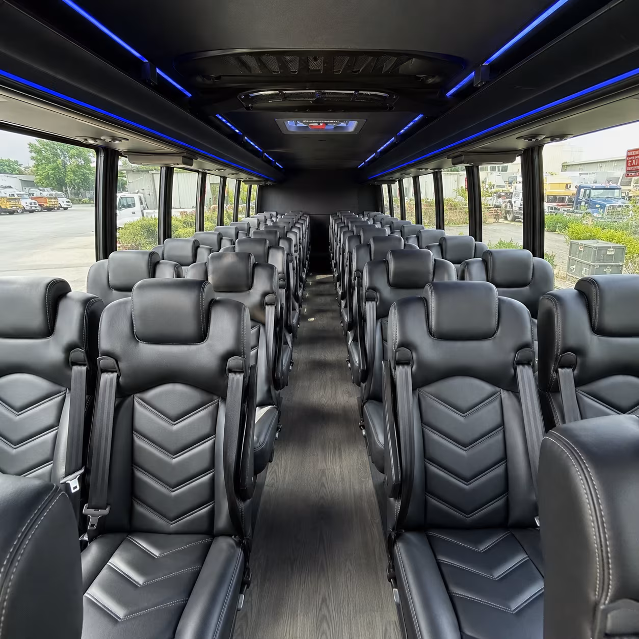 carson 30 passenger minibus inside