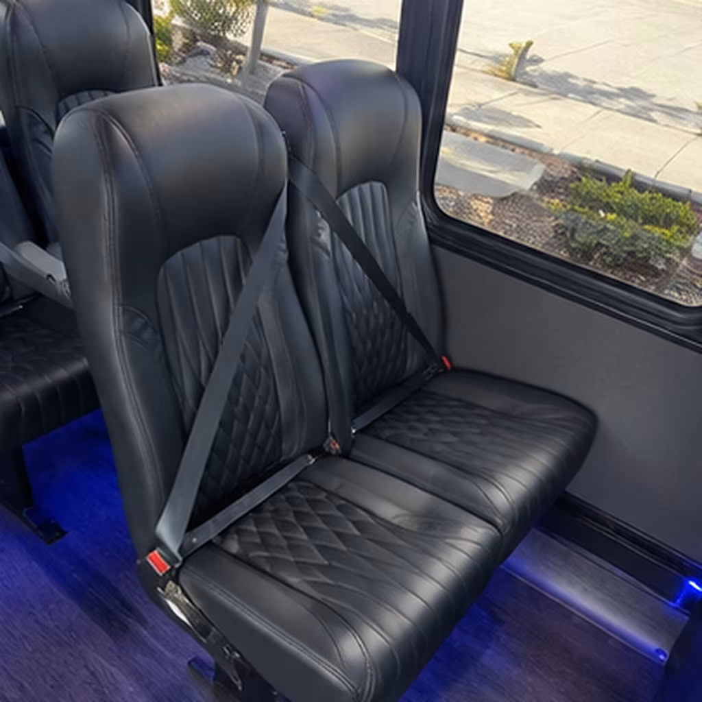 carson 30 passenger minibus interior