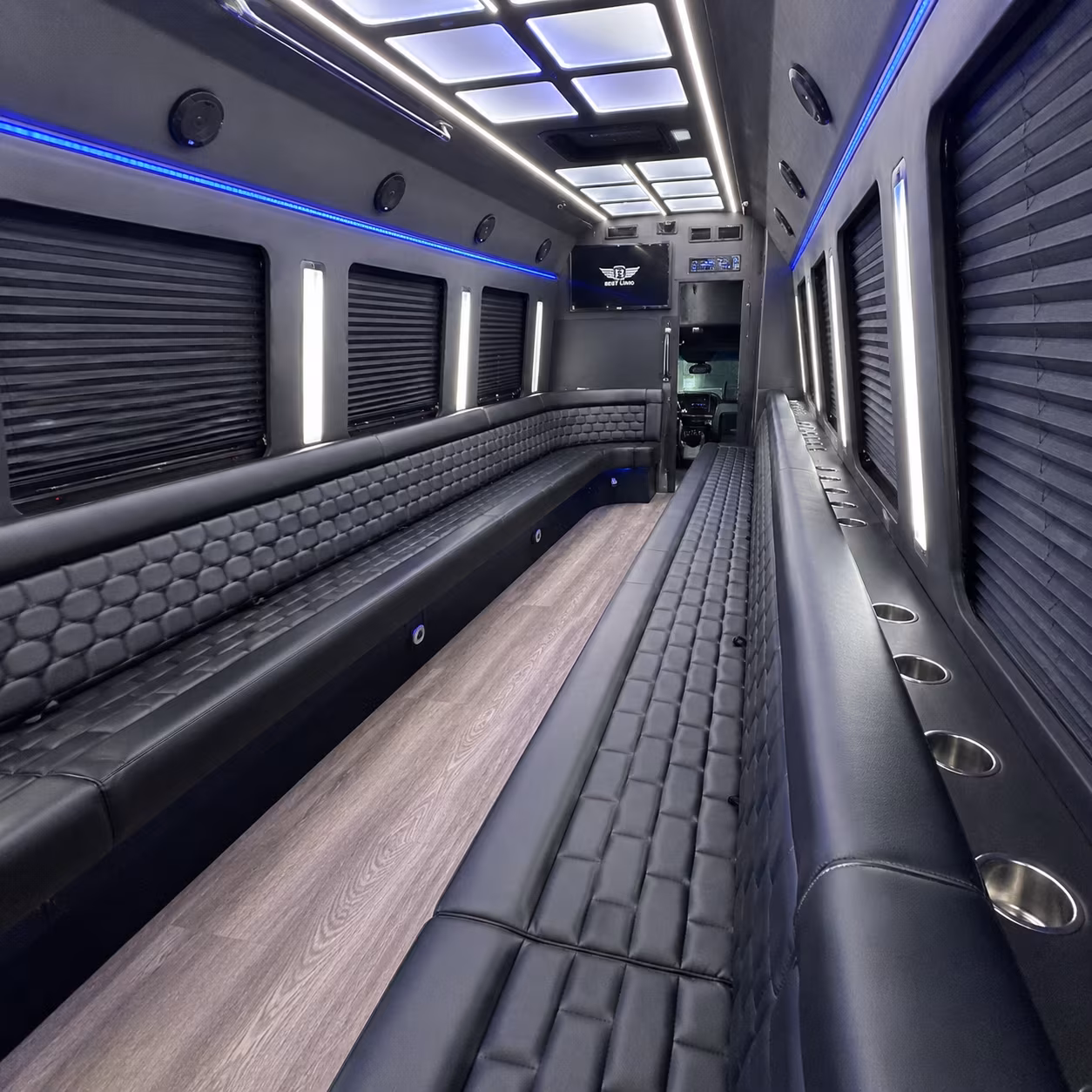 carson party bus inside