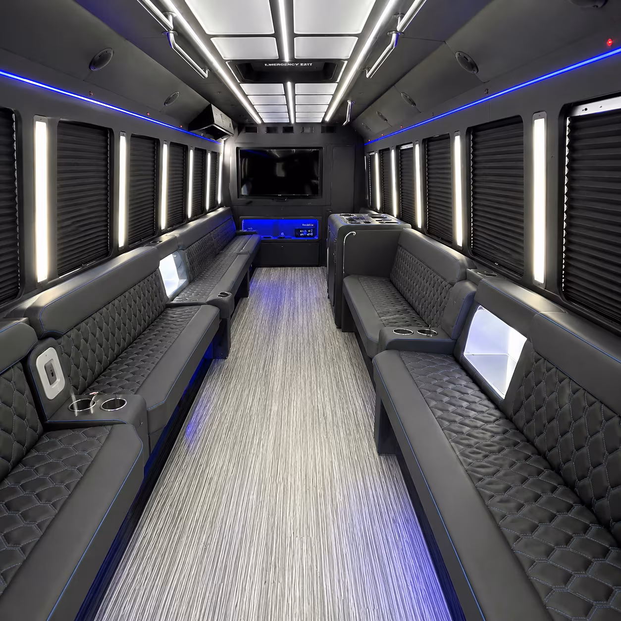 carson party bus rentals inside