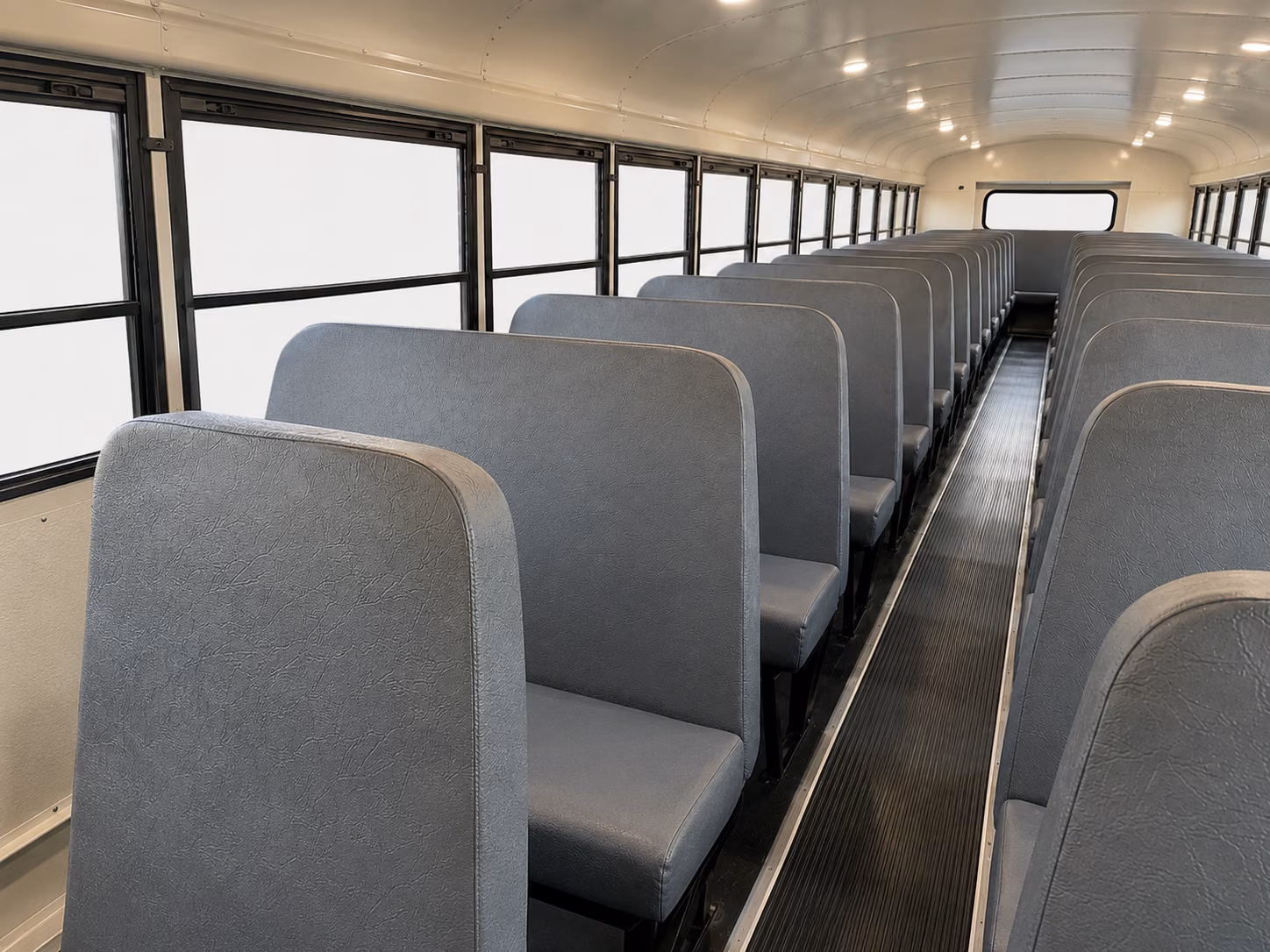 carson school bus inside
