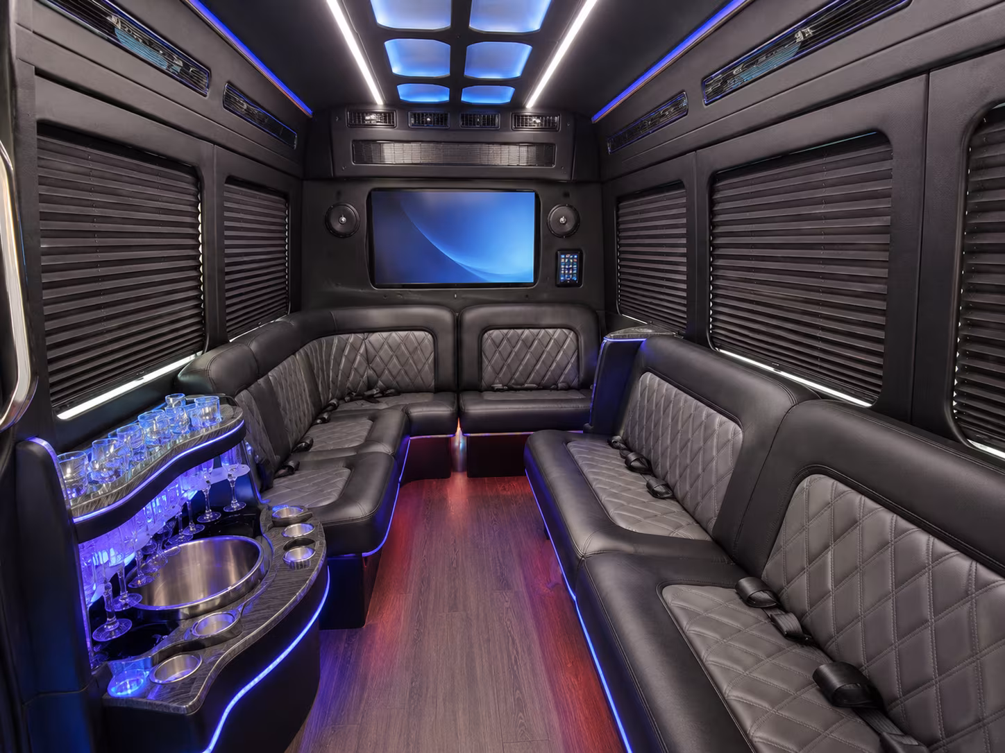 carson sprinter limousine interior